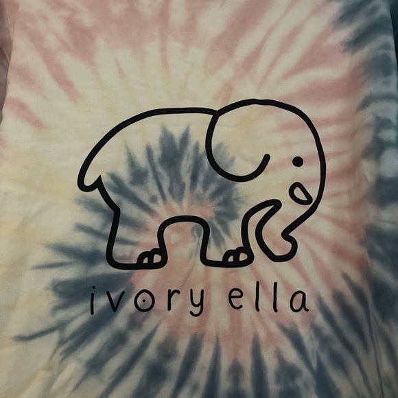Ivory Ella Tie Dye Crewneck Sweatshirt - Picture 5 of 5